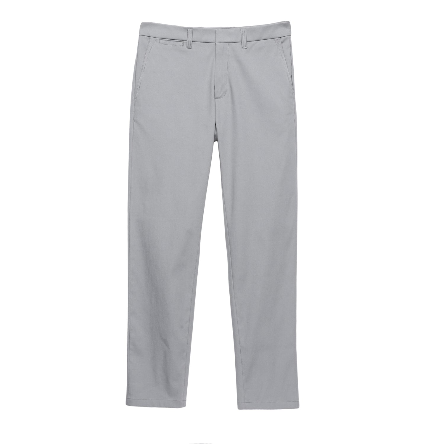 Slim Fit Luxe Chinos - Frost Grey