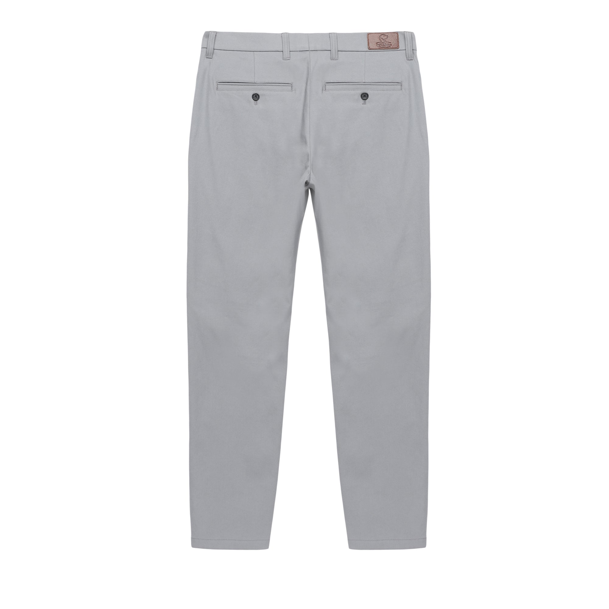 Slim Fit Luxe Chinos - Frost Grey