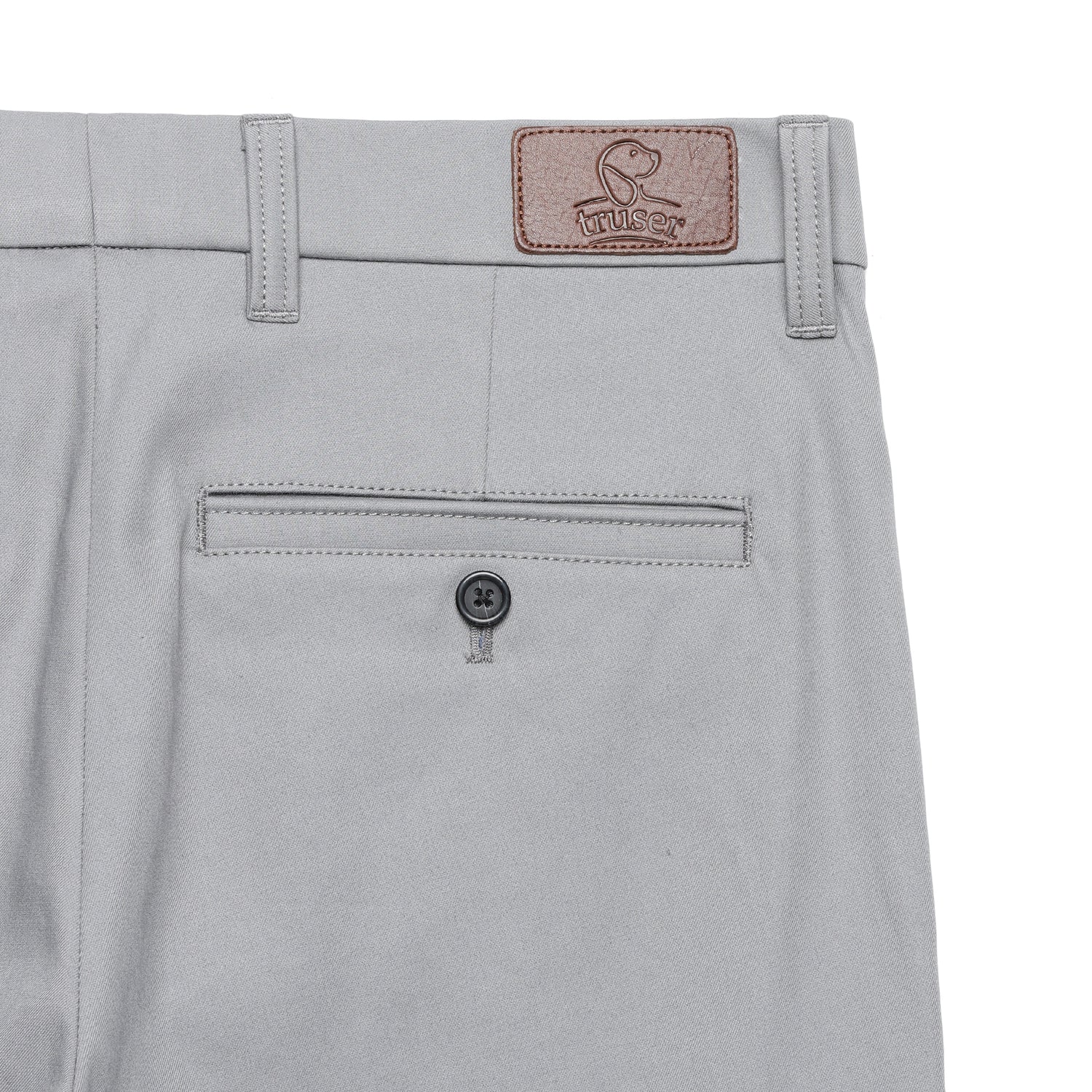 Slim Fit Luxe Chinos - Frost Grey