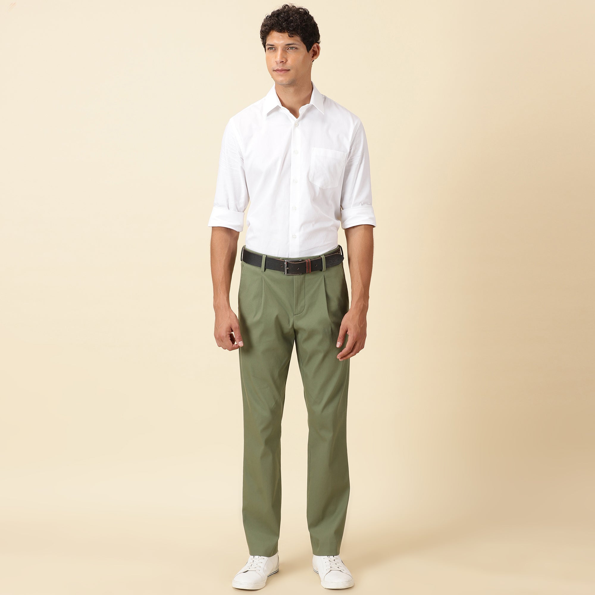 PS Paul Smith MENS LOOSE FIT TAILORED TROUSER - Trousers - greens/green -  Zalando.co.uk