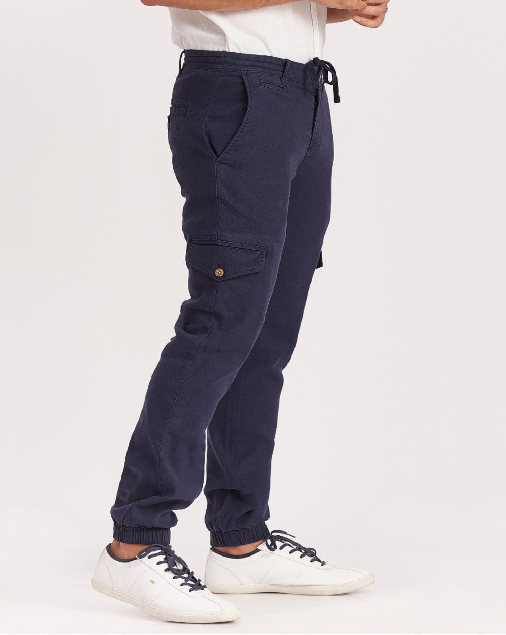 Tapered Fit Leisure Cargos - Navy