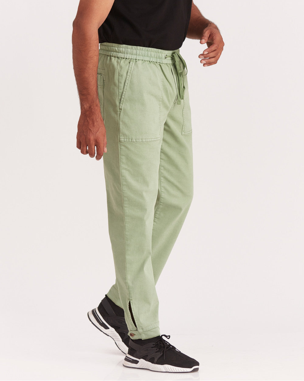 Tapered Fit Casual Joggers - Green Apple