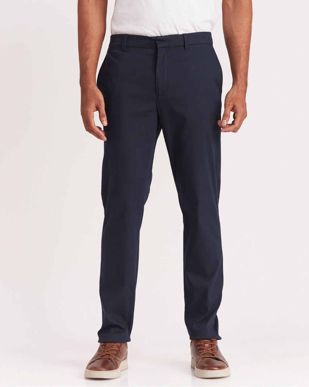 Tapered Fit Luxe Chinos - Navy