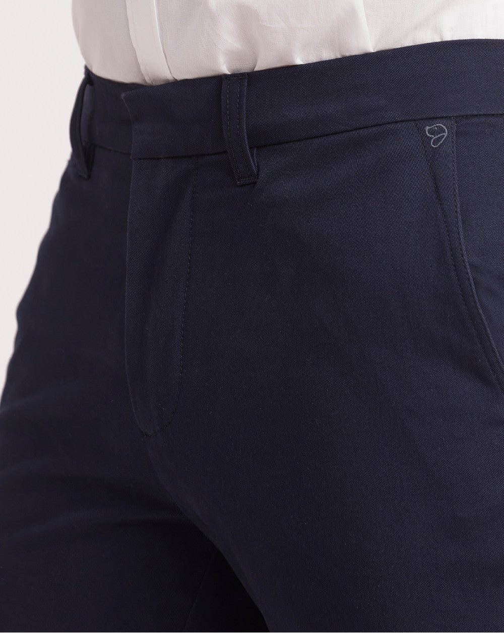 Regular Fit Fit Luxe Chinos - Navy